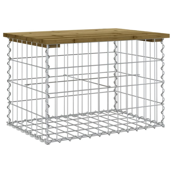 Ławka ogrodowa Brąz 63 x 44 x 42 cm Impregnowane vidaXL 565098