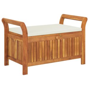 Ławka ogrodowa Brąz 91 x 50 x 60 cm Drewno vidaXL 565119 Ławka ogrodowa Brąz 91 x 50 x 60 cm Drewno vidaXL 565119