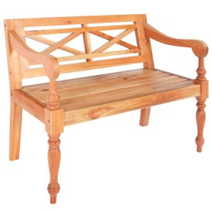 Ławka ogrodowa Brąz 98 cm Drewno vidaXL 489992 Ławka ogrodowa Brąz 98 cm Drewno vidaXL 489992