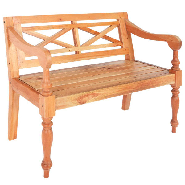 Ławka ogrodowa Brąz 98 cm Drewno vidaXL 489992
