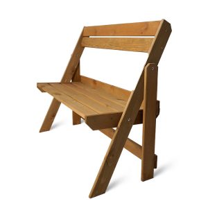 Ławka Ogrodowa Drewno Sosnowe 150x46x89 Kasztan 329319 Ławka Ogrodowa Drewno Sosnowe 150x46x89 Kasztan 329319