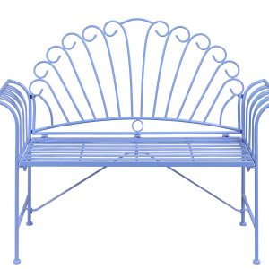 Ławka ogrodowa dwuosobowa 125×46 jasnoniebieska 784706 Ławka ogrodowa dwuosobowa 125×46 jasnoniebieska 784706