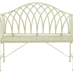 Ławka ogrodowa dwuosobowa 130×45 cm jasnozielona 76661 Ławka ogrodowa dwuosobowa 130×45 cm jasnozielona 76661