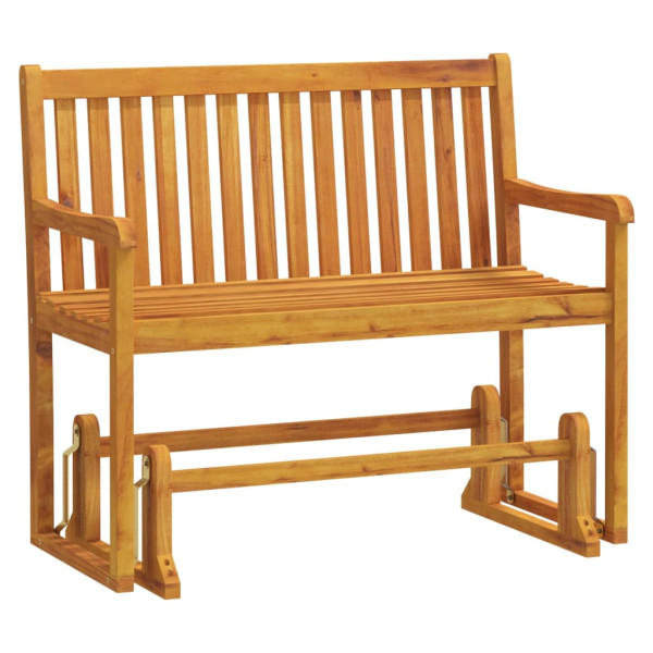 Ławka ogrodowa/huśtawka, 110 cm, lite drewno akacjowe 562950