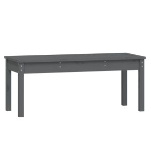 Ławka ogrodowa, szara, 109x44x45 cm, lite drewno sosnowe 560906 Ławka ogrodowa, szara, 109x44x45 cm, lite drewno sosnowe 560906