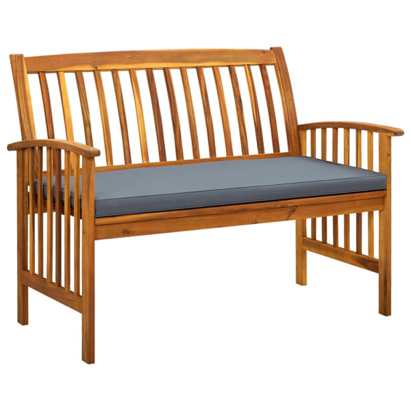 Ławka ogrodowa Szary 119 cm Drewno akacjowe vidaXL 489987