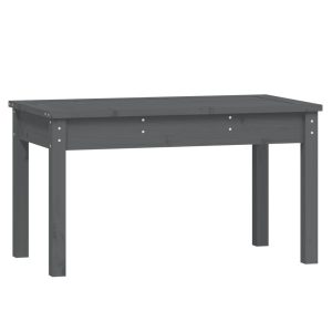 Ławka ogrodowa Szary 80 x 44 x 45 cm Drewno sosnowe vidaXL 565774 Ławka ogrodowa Szary 80 x 44 x 45 cm Drewno sosnowe vidaXL 565774