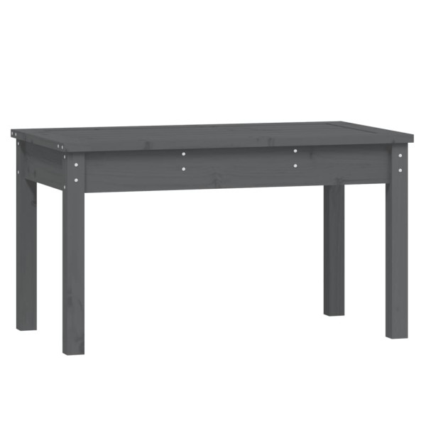 Ławka ogrodowa Szary 80 x 44 x 45 cm Drewno sosnowe vidaXL 565774