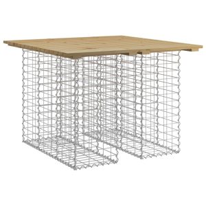 Ławka ogrodowa z gabionem, 100x102x72 cm, impregnowana sosna 561064 Ławka ogrodowa z gabionem, 100x102x72 cm, impregnowana sosna 561064