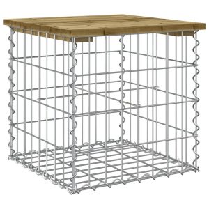 Ławka ogrodowa z gabionem, 43x44x42 cm, impregnowana sosna 560852 Ławka ogrodowa z gabionem, 43x44x42 cm, impregnowana sosna 560852