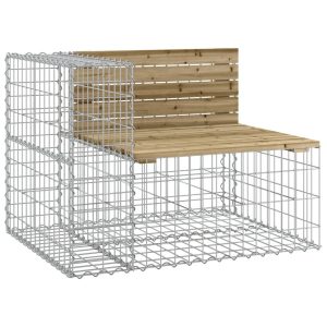 Ławka ogrodowa z gabionem, 92x71x65,5 cm, impregnowana sosna 562625 Ławka ogrodowa z gabionem, 92x71x65,5 cm, impregnowana sosna 562625