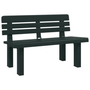Ławka ogrodowa, zielona, 110x52x71 cm, polipropylen 560586 Ławka ogrodowa, zielona, 110x52x71 cm, polipropylen 560586
