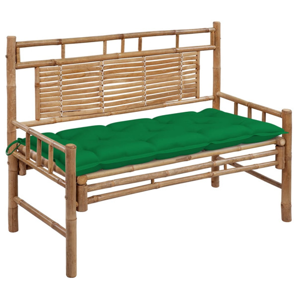 Ławka ogrodowa Zielony 120 x 50 x 7 cm Bambus vidaXL 287544