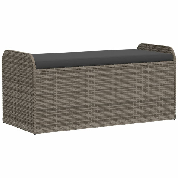 Ławka Szary 115 x 51 x 52 cm Technorattan vidaXL 565075