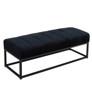 Ławka Ławka Tapicerowana Aksamit 108 cm 374786 Ławka Ławka Tapicerowana Aksamit 108 cm 374786