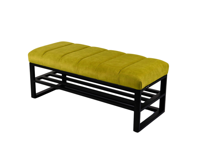 Ławka Tapicerowana Industrialna LGM-445 Tkanina HOLD ME 13 232506