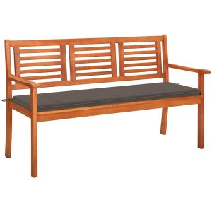 Ławka Taupe 150 cm Drewno akacjowe vidaXL 87221 Ławka Taupe 150 cm Drewno akacjowe vidaXL 87221