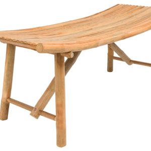 Ławka z drewna bambusowego 667841 Ławka z drewna bambusowego 667841
