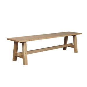 Ławka z drewna litego SCANDI, kolor dębowy 101664 Ławka z drewna litego SCANDI, kolor dębowy 101664