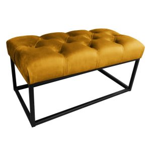 Ławka z stylu loftowym Chesterfield loft / miodowa / MG15 355017 Ławka z stylu loftowym Chesterfield loft / miodowa / MG15 355017