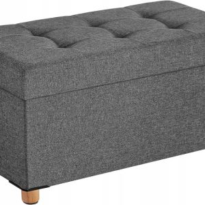 Ławka ze schowkiem do siedzenia 76x40x38 pufa podnóżek LSF16GYZ 344438