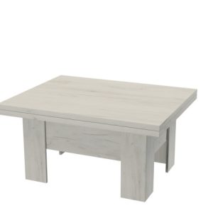 Ławostół ERICA, rozkładany 100-200cm w kolorze dąb kraft biały 657218