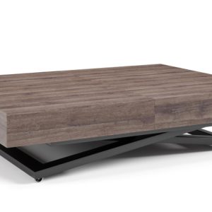 Ławostół Nowoczesny SIENNA, nogi U – Anthracite Sherman Oak 684980