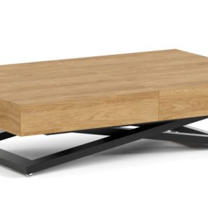 Ławostół Nowoczesny SIENNA, nogi U – Dąb Hikora Naturalny 823256