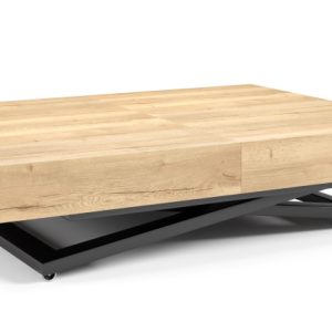 Ławostół Nowoczesny SIENNA, nogi U – Natural Halifax Oak 684975