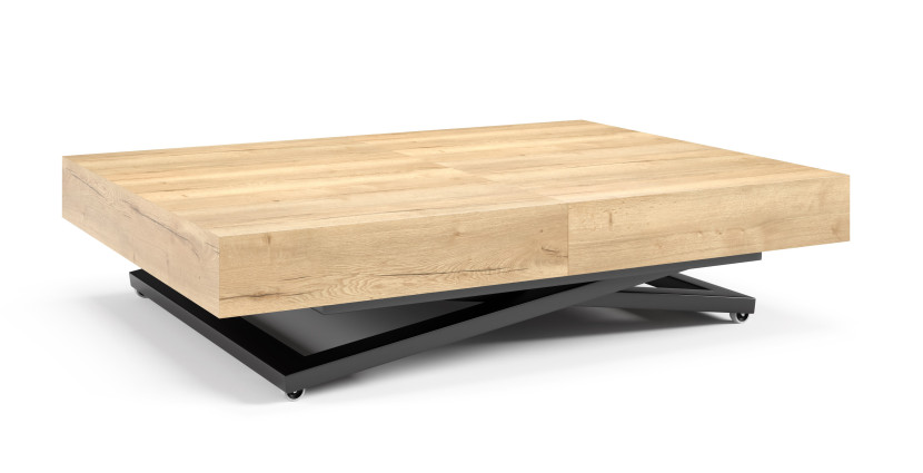 Ławostół Nowoczesny SIENNA, nogi U - Natural Halifax Oak 684975
