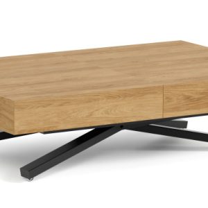 Ławostół Nowoczesny SIENNA, nogi X – Dąb Hikora Naturalny 823257 Ławostół Nowoczesny SIENNA, nogi X – Dąb Hikora Naturalny 823257