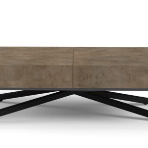 Ławostół Nowoczesny SIENNA, nogi X – Dark Grey Chicago Concrete 684982 Ławostół Nowoczesny SIENNA, nogi X – Dark Grey Chicago Concrete 684982