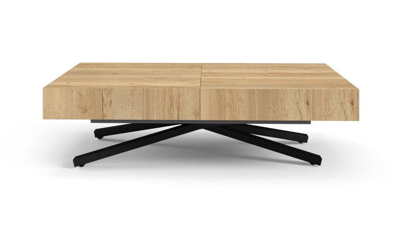 Ławostół Nowoczesny SIENNA, nogi X - Natural Halifax Oak 684978