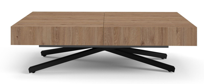 Ławostół Nowoczesny SIENNA, nogi X - Truffle Brown davos Oak 684984