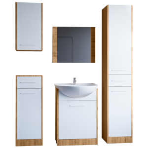 Łazienka LIMS dąb artisan / biały 300835 Łazienka LIMS dąb artisan / biały 300835