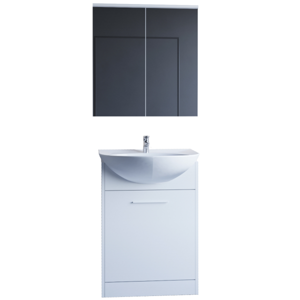 Łazienka LUMEA biały laminat 300963