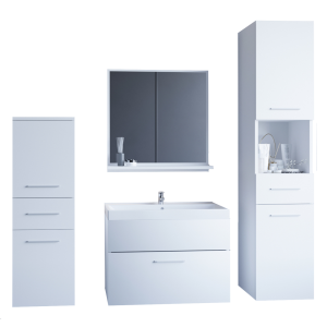 Łazienka LUPIO biały laminat 300800 Łazienka LUPIO biały laminat 300800