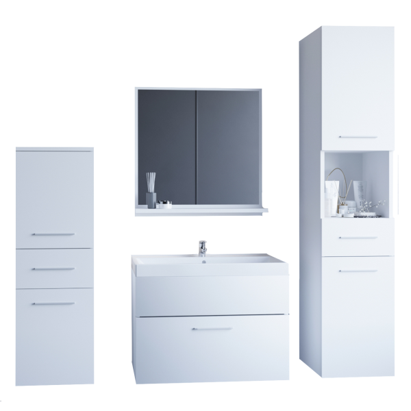 Łazienka LUPIO biały laminat 300800