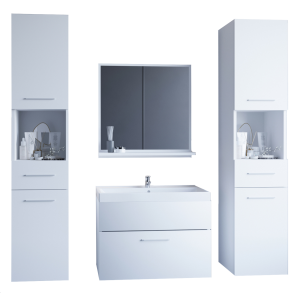 Łazienka LUPIO MAX biały laminat 300791 Łazienka LUPIO MAX biały laminat 300791