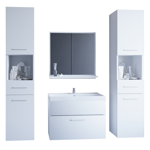 Łazienka LUPIO MAX biały laminat 300791