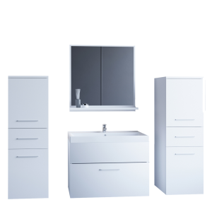Łazienka LUPIO MINI biały laminat 300795 Łazienka LUPIO MINI biały laminat 300795