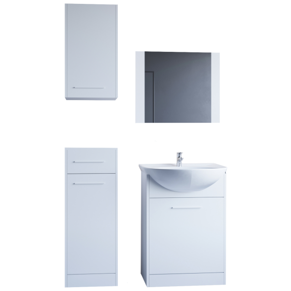 Łazienka NIKO biały laminat 300832
