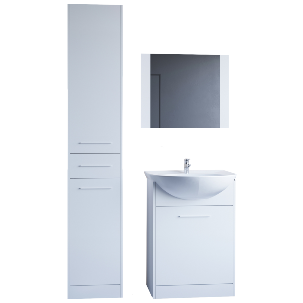 Łazienka NIKO LONG biały laminat 300869