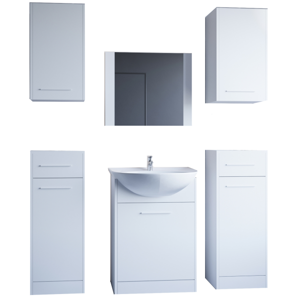 Łazienka NIKO MAX biały laminat 300841