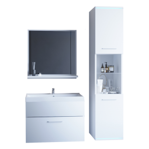 Łazienka SOLIX biały laminat 300959 Łazienka SOLIX biały laminat 300959