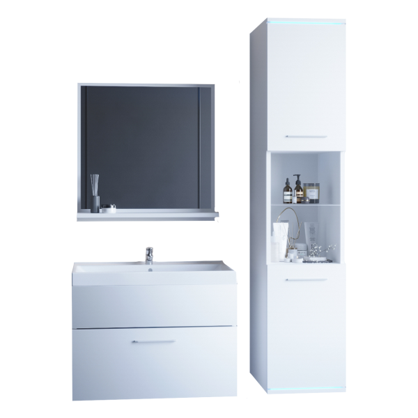 Łazienka SOLIX biały laminat 300959