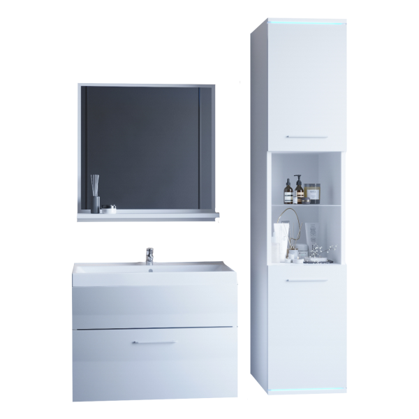 Łazienka SOLIX biały połysk 300962