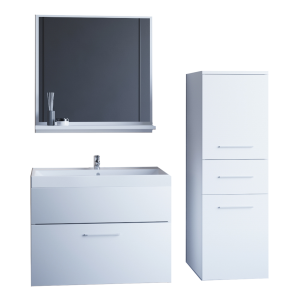 Łazienka TINO MINI biały laminat 300849 Łazienka TINO MINI biały laminat 300849