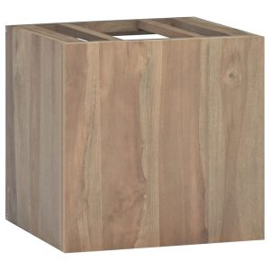 Łazienkowa szafka ścienna Brąz 46 x 25.5 x 40 cm Drewno tekowe vidaXL 182582 Łazienkowa szafka ścienna Brąz 46 x 25.5 x 40 cm Drewno tekowe vidaXL 182582