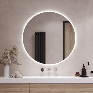 Łazienkowe Lustro LED fi 70 cm – światło neutralne Glamour 110814 Łazienkowe Lustro LED fi 70 cm – światło neutralne Glamour 110814